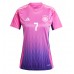 Camiseta Alemania Kai Havertz #7 Visitante Equipación para mujer Eurocopa 2024 manga corta